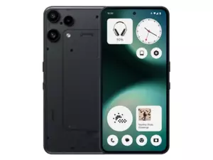 The Nothing Phone (3a) Lite smartphone in black.