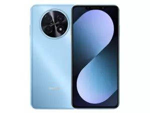 The HUAWEI nova 14i smartphone in blue.