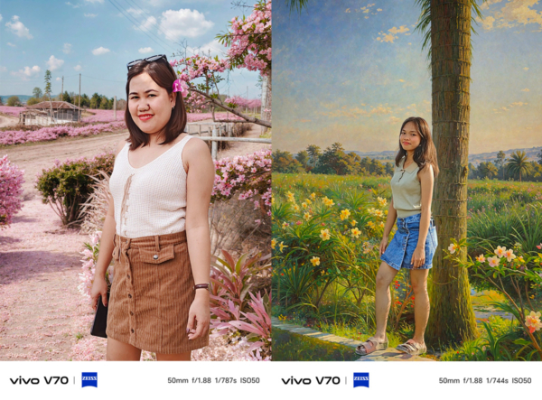 Spring and Oil Blend AI Visual Effects