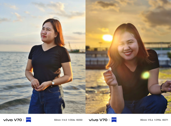 vivo V70 sunset Portrait photography